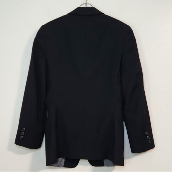 🔥ABSOLUTE FINAL💲⬇️Joseph Abboud Boys Black Wool Blend Dress Suit, Size 10~EUC - Picture 3 of 15